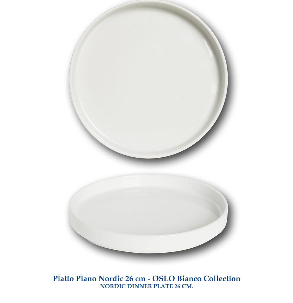 03 Piatto Piano Nordic 26 cm OSLO Collection